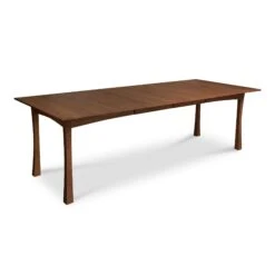 Contemporary Craftsman Extension Dining Table -HomeNest Store Contemporary Craftsman Extension Dining Table 40x60 2Ext Natural Walnut