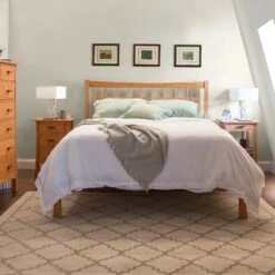 Contemporary Craftsman Low Footboard Bed -HomeNest Store Contemporary Craftsman Low Footboard Bed Life 1