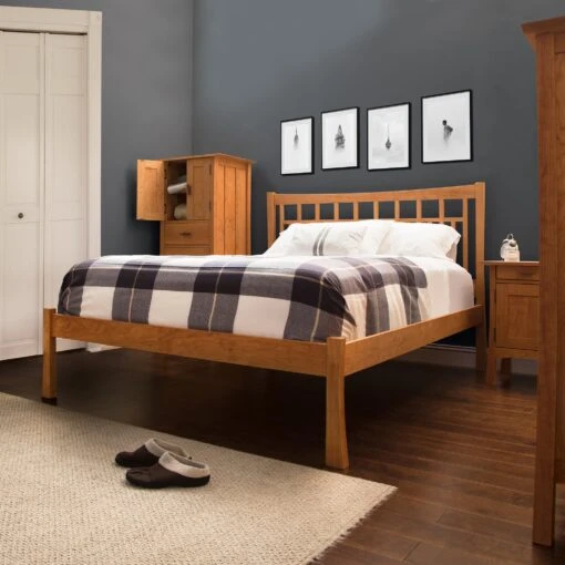Contemporary Craftsman Low Footboard Bed - Image 8