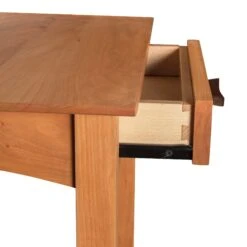 Contemporary Craftsman 1-Drawer Open Shelf Nightstand -HomeNest Store Contemporary Craftsman Open Shelf Nightstand 2