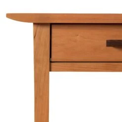 Contemporary Craftsman 1-Drawer Open Shelf Nightstand -HomeNest Store Contemporary Craftsman Open Shelf Nightstand 3