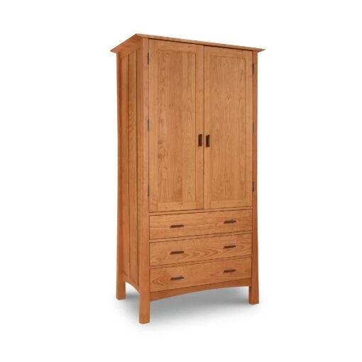 Contemporary Craftsman Tall Armoire - Image 9