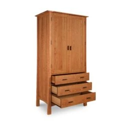 Contemporary Craftsman Tall Armoire -HomeNest Store Contemporary Craftsman Tall Armoire 4