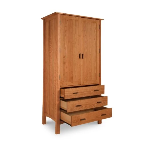Contemporary Craftsman Tall Armoire - Image 4