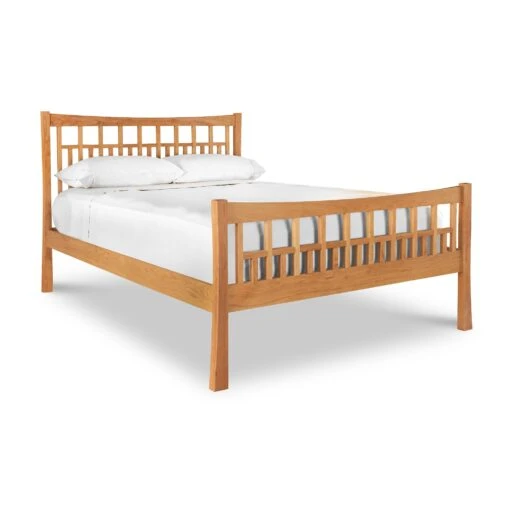 Contemporary Craftsman High Footboard Bed
