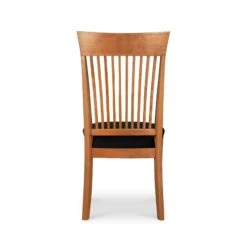 Contemporary Shaker Chair -HomeNest Store Contemporary Shaker Dining Side Chair with Black Seat 3