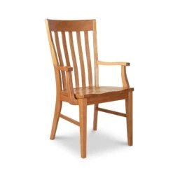 Country Shaker Chair With Wood Seat -HomeNest Store Country Shaker Dining Arm Chair with Wood Seat