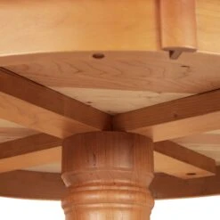 Duncan-Phyfe Round Pedestal Dining Table -HomeNest Store Duncan Phyfe Round Solid Top Pedestal Table 2
