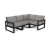 POLYWOOD EDGE 4-Piece Modular Deep Seating Set -HomeNest Store EDGE 4 Piece Modular Deep Seating Set