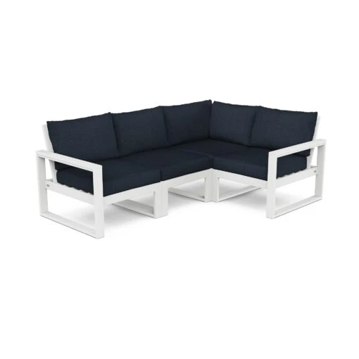 POLYWOOD EDGE 4-Piece Modular Deep Seating Set - Image 4