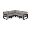 POLYWOOD EDGE 5-Piece Modular Deep Seating Set -HomeNest Store EDGE 5 Piece Modular Deep Seating Set