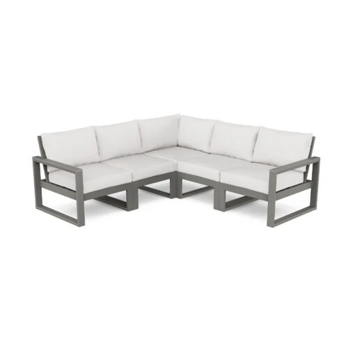 POLYWOOD EDGE 5-Piece Modular Deep Seating Set - Image 3