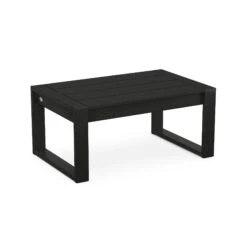 POLYWOOD EDGE Coffee Table -HomeNest Store EDGE Coffee Table 4609BL Black