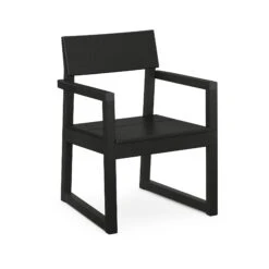 POLYWOOD EDGE Dining Arm Chair -HomeNest Store EDGE Dining Arm Chair EMD200BL Black