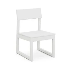 POLYWOOD EDGE Dining Side Chair -HomeNest Store EDGE Dining Side Chair EMD100WH White
