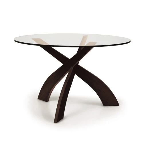 Entwine Round Glass Top Dining Table - Image 10
