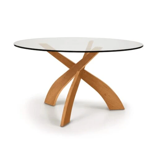 Entwine Round Glass Top Dining Table - Image 11