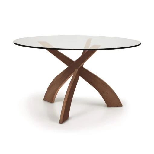 Entwine Round Glass Top Dining Table - Image 15