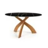 Entwine Round Sintered Stone Top Table -HomeNest Store Entwine Round Sintered Stone Top Table