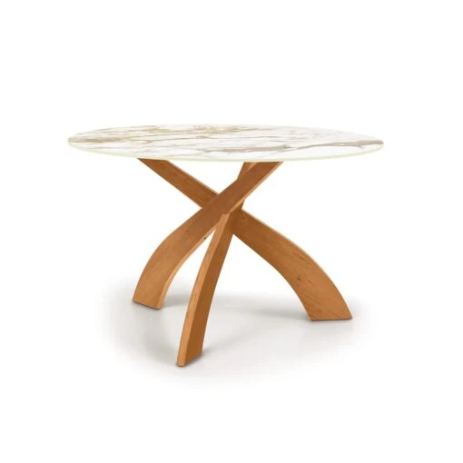 Entwine Round Sintered Stone Top Table - Image 3