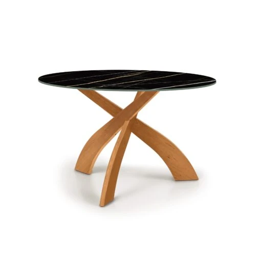 Entwine Round Sintered Stone Top Table - Image 2