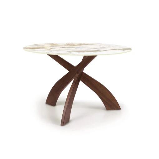 Entwine Round Sintered Stone Top Table - Image 5