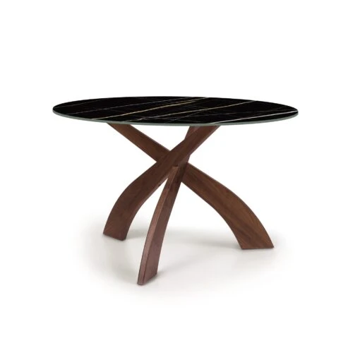 Entwine Round Sintered Stone Top Table - Image 4