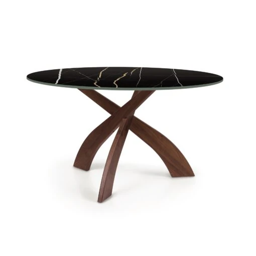 Entwine Round Sintered Stone Top Table - Image 8
