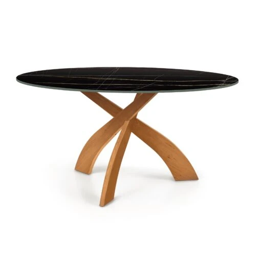 Entwine Round Sintered Stone Top Table - Image 10