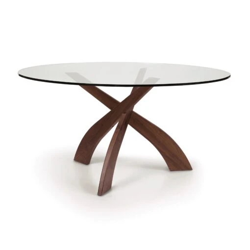 Entwine Round Glass Top Dining Table - Image 18