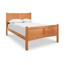 Essex High Footboard Bed -HomeNest Store Essex Panel Bed 48 High Natural Cherry