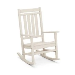 POLYWOOD Estate Rocking Chair -HomeNest Store Estate Rocking Chair R199SA Sand