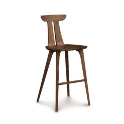 Estelle Counter Stool -HomeNest Store Estelle Walnut Bar Stool