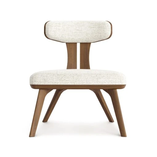 Estelle Walnut Lounge Chair - Image 2