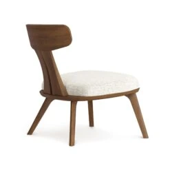 Estelle Walnut Lounge Chair -HomeNest Store Estelle Walnut Lounge Chair 2