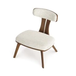 Estelle Walnut Lounge Chair -HomeNest Store Estelle Walnut Lounge Chair 3