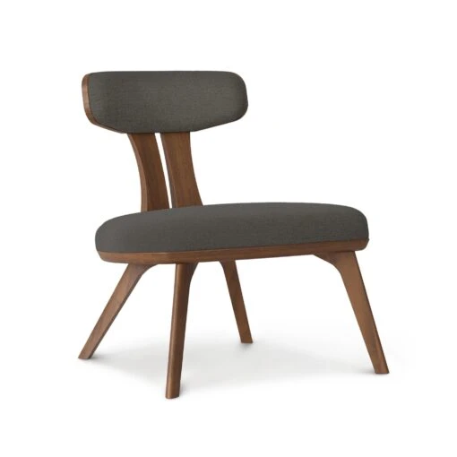 Estelle Walnut Lounge Chair - Image 13