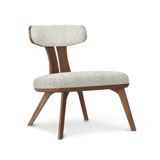 Estelle Walnut Lounge Chair - Image 16