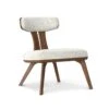 Estelle Walnut Lounge Chair -HomeNest Store Estelle Walnut Lounge Chair v2alcx