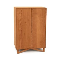 Exeter Bar Cabinet -HomeNest Store Exeter Cherry Bar Cabinet Autumn Cherry
