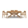 Exeter Extension Dining Table -HomeNest Store Exeter Cherry Extension Table