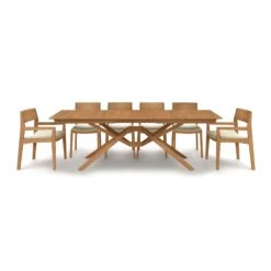 Exeter Extension Dining Table -HomeNest Store Exeter Cherry Extension Table 11