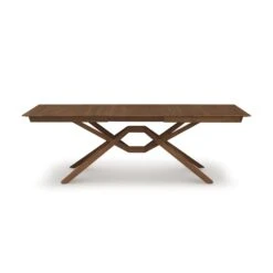 Exeter Extension Dining Table -HomeNest Store Exeter Cherry Extension Table 2 Saddle Cherry