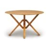 Exeter Round Solid Top Dining Table -HomeNest Store Exeter Cherry Round Table 1