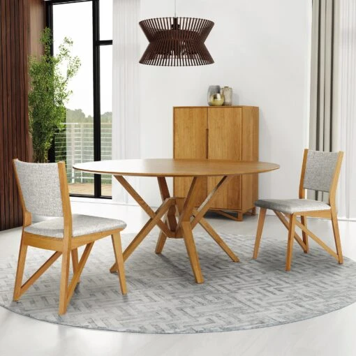 Exeter Round Solid Top Dining Table - Image 2