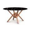 Exeter Round Sintered Stone Top Table -HomeNest Store Exeter Round Sintered Stone Top Table