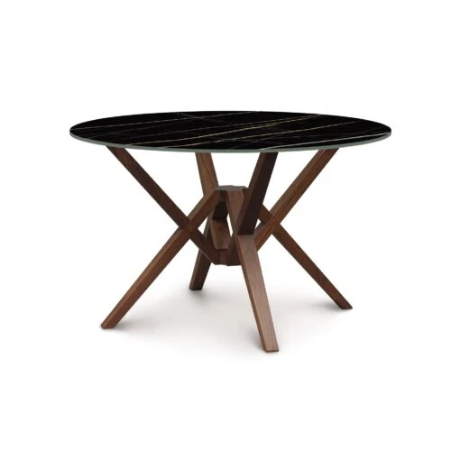 Exeter Round Sintered Stone Top Table - Image 4