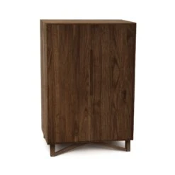 Exeter Bar Cabinet -HomeNest Store Exeter Walnut Bar Cabinet