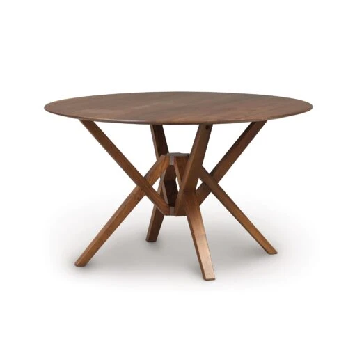 Exeter Round Solid Top Dining Table - Image 5