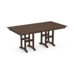POLYWOOD Farmhouse 37" X 72" Dining Table -HomeNest Store FDT3772MA Mahogany